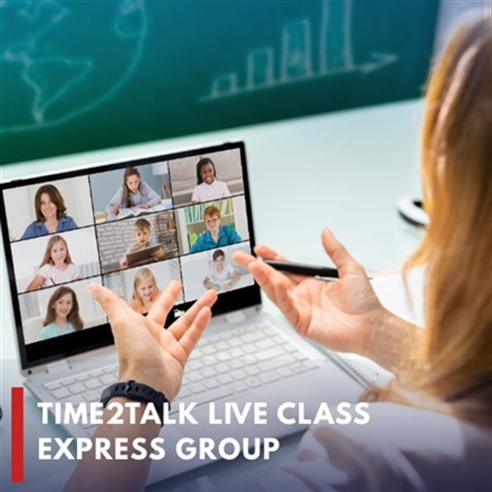 TIME2TALK LIVE CLASS EXPRESS GROUP (2 x 30 min/sem)